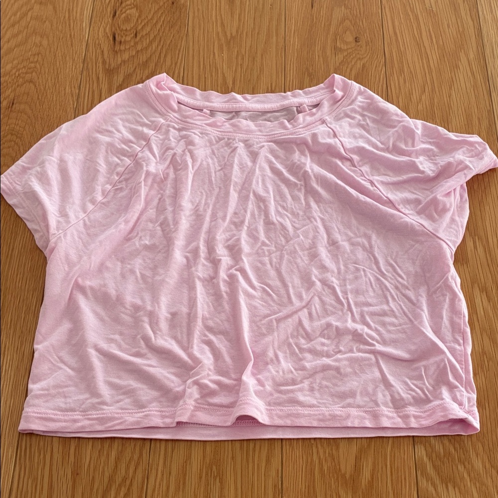 Aerie Light Pink Crop Top